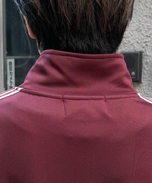 24AW 新色追加【セットアップ対応】'WEB限定' ビッグシルエット ワンポイント刺繍 袖ラインジャージ トラックジャケット【Confirm】（ジャージ）｜Confirm（コンファーム）