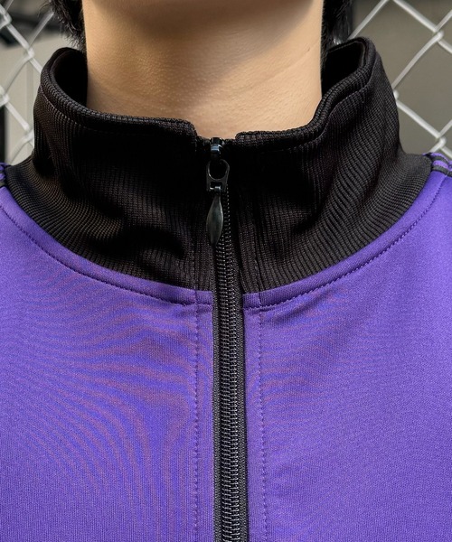 24AW 新色追加【セットアップ対応】'WEB限定' ビッグシルエット ワンポイント刺繍 袖ラインジャージ トラックジャケット【Confirm】（ジャージ）｜Confirm（コンファーム）