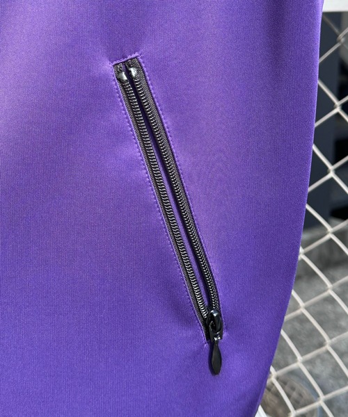 24AW 新色追加【セットアップ対応】'WEB限定' ビッグシルエット ワンポイント刺繍 袖ラインジャージ トラックジャケット【Confirm】（ジャージ）｜Confirm（コンファーム）