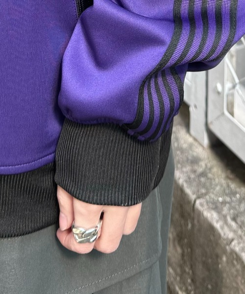 24AW 新色追加【セットアップ対応】'WEB限定' ビッグシルエット ワンポイント刺繍 袖ラインジャージ トラックジャケット【Confirm】（ジャージ）｜Confirm（コンファーム）