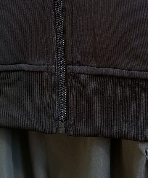 24AW 新色追加【セットアップ対応】'WEB限定' ビッグシルエット ワンポイント刺繍 袖ラインジャージ トラックジャケット【Confirm】（ジャージ）｜Confirm（コンファーム）