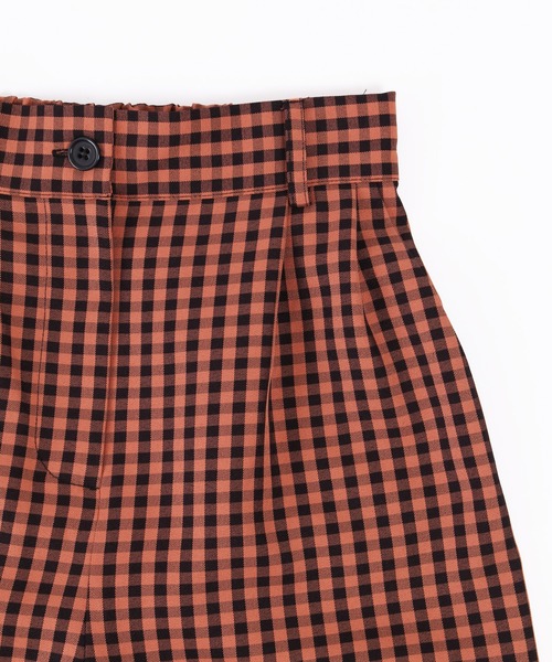 WC(ダブル シー)の「ブラックギンガムパンツ(スラックス・レディース・レッド/オレンジ/グリーン・FREE)」の17枚目の写真