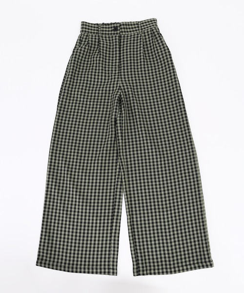 WC(ダブル シー)の「ブラックギンガムパンツ(スラックス・レディース・レッド/オレンジ/グリーン・FREE)」の18枚目の写真