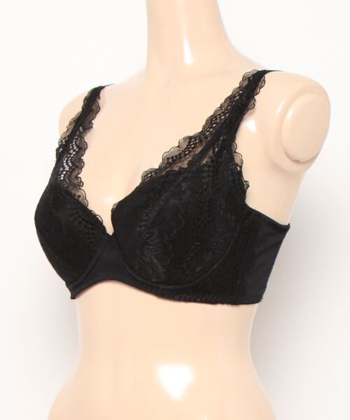 Triumph(トリンプ)の「天使のブラ スリムライン レーシィ552 ブラジャー【D,E,Fカップ】TR552 WHU(ブラジャー・レディース・ブラック/ベージュ・D70/D65/D75/E65/E70/E75/F65/F70/F75/D90/E80/D80/F80/D85/D95/E85/E90/E95)」の4枚目の写真