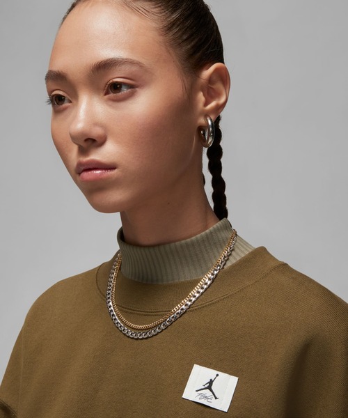 JORDAN BRAND(ジョーダンブランド)の「《セットアップ対応商品》ジョーダン フライト ウィメンズ フリース クルー / Jordan Flight Women's Fleece Crew(スウェット・レディース・ブラック/ブラウン系その他2/オリーブ/パープル系その他・M/2XL/XS/XL/L/S)」の14枚目の写真