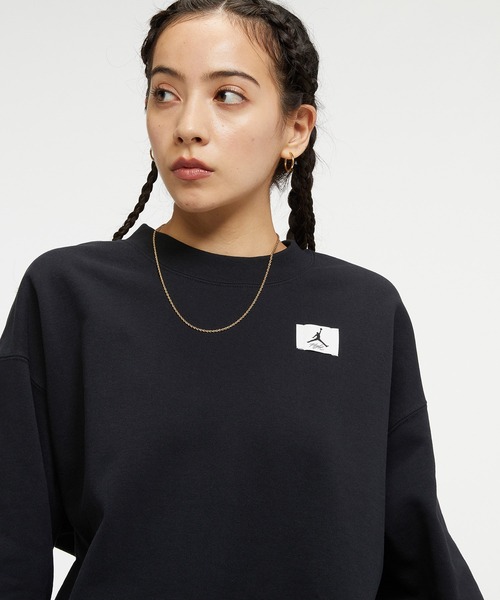 JORDAN BRAND（ジョーダンブランド）の「《セットアップ対応商品》ジョーダン フライト ウィメンズ フリース クルー / Jordan Flight Women's Fleece Crew（スウェット・レディース・ブラック/ブラウン系その他2/オリーブ/パープル系その他・M/2XL/XS/XL/L/S）」の18枚目の写真