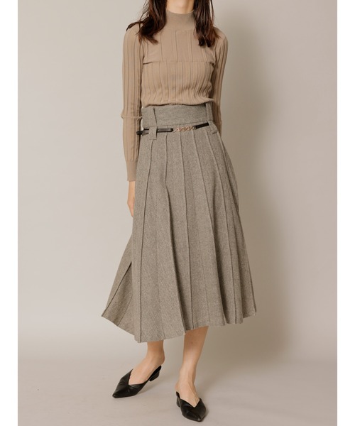 TONAL（トーナル）の「タートルリブニット（ニット/セーター・レディース・ベージュ/パープル/ブルー・38）」の16枚目の写真