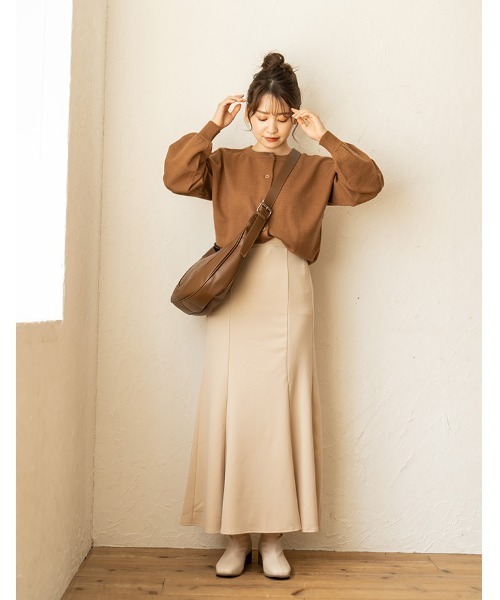 chocomee（チョコミー）の「mermaid skirt/マーメイドスカート（スカート・レディース・ブラック/アイボリー・FREE）」の14枚目の写真