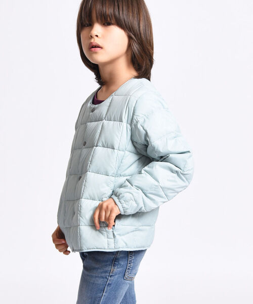 TAION(タイオン)の「◇【WEB限定】【TAION/タイオン】キッズ クルーネックインナーダウンジャケット(ダウンジャケット/コート・キッズ・ブラック/ベージュ/ネイビー/ミント/ラベンダー/ベビーピンク・120/110/140/130)」の1枚目の写真
