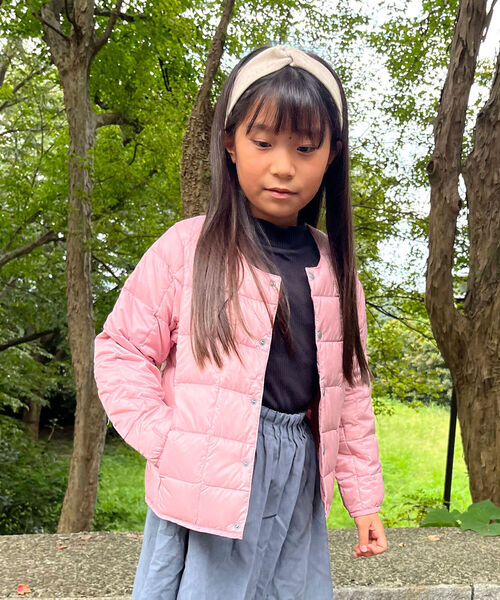 TAION(タイオン)の「◇【WEB限定】【TAION/タイオン】キッズ クルーネックインナーダウンジャケット(ダウンジャケット/コート・キッズ・ブラック/ベージュ/ネイビー/ミント/ラベンダー/ベビーピンク・120/110/140/130)」の12枚目の写真