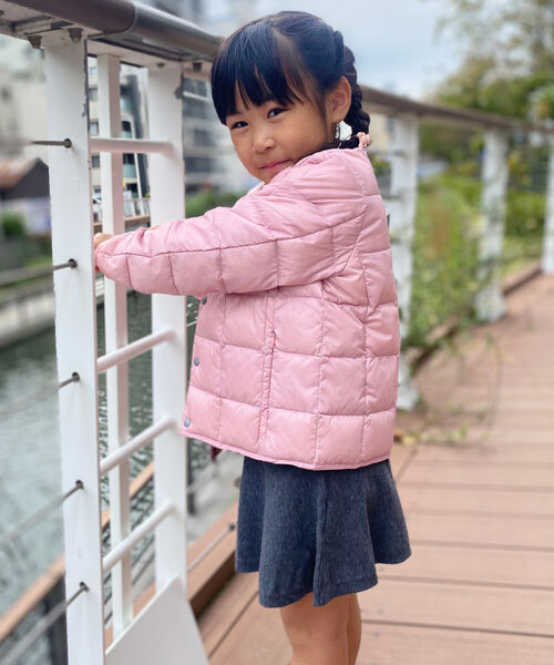 TAION(タイオン)の「◇【WEB限定】【TAION/タイオン】キッズ クルーネックインナーダウンジャケット(ダウンジャケット/コート・キッズ・ブラック/ベージュ/ネイビー/ミント/ラベンダー/ベビーピンク・120/110/140/130)」の18枚目の写真