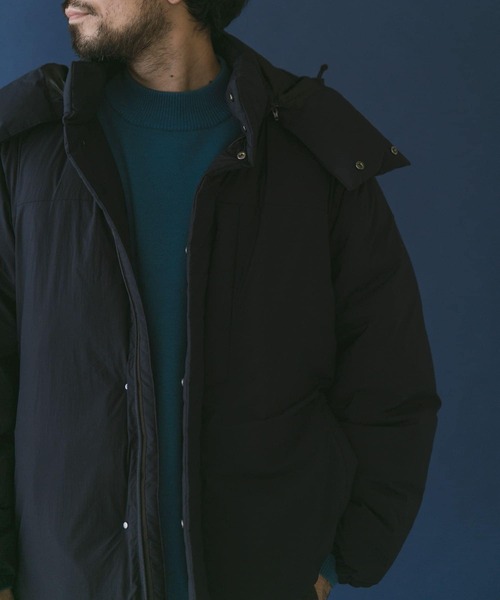 Go to by mizuno（ゴートゥーバイミズノ）の「『別注』MIZUNO×DOORS　ダウンジャケット（ダウンジャケット/コート・メンズ・ブラック/チャコールグレー/ネイビー・MEDIUM/LARGE/X-LARGE）」の3枚目の写真