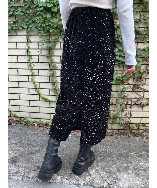 WC（ダブル シー）の「スパンコールスカート（スカート・レディース・シルバー/ブラック/ピンク・FREE）」の17枚目の写真
