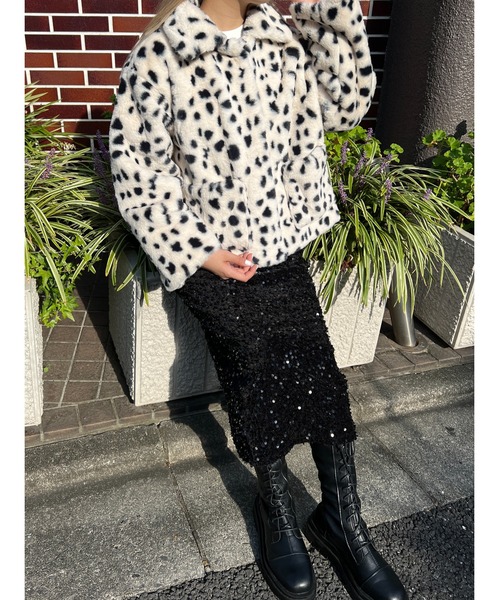 WC（ダブル シー）の「スパンコールスカート（スカート・レディース・シルバー/ブラック/ピンク・FREE）」の6枚目の写真