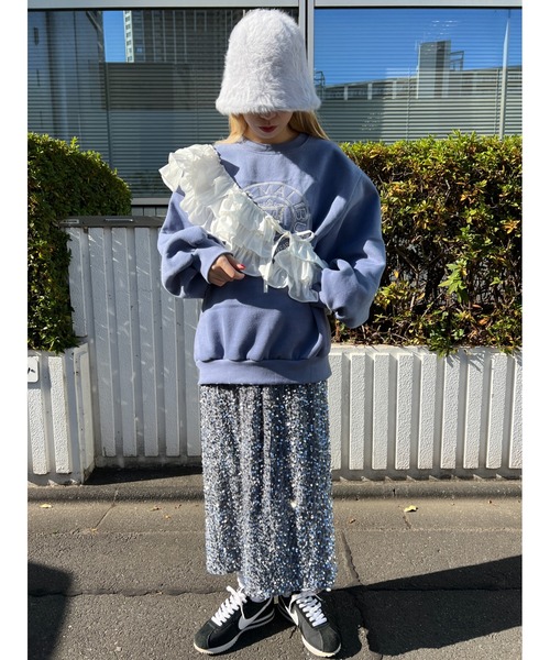 WC（ダブル シー）の「スパンコールスカート（スカート・レディース・シルバー/ブラック/ピンク・FREE）」の21枚目の写真