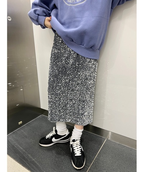 WC（ダブル シー）の「スパンコールスカート（スカート・レディース・シルバー/ブラック/ピンク・FREE）」の22枚目の写真