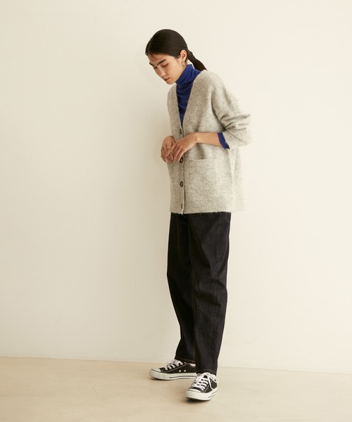 SALON adam et rope'（サロン アダム エ ロペ）の「[XXS～Lサイズ展開]【ZOZOTOWN限定】カーヴィーデニムパンツ（デニムパンツ・レディース・インディゴブルー・M/L/XS/S/XXS）」の11枚目の写真