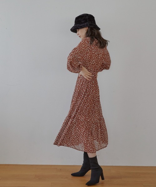ACYM（アシーム）の「Multi pattern long ワンピース（ワンピース・レディース・ブラック/ブラウン・FREE）」の15枚目の写真
