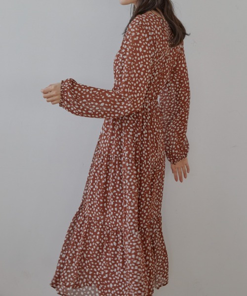 ACYM（アシーム）の「Multi pattern long ワンピース（ワンピース・レディース・ブラック/ブラウン・FREE）」の19枚目の写真