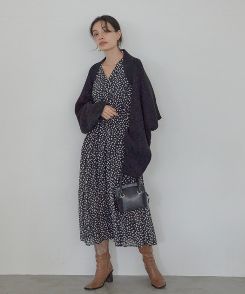 ACYM（アシーム）の「Multi pattern long ワンピース（ワンピース・レディース・ブラック/ブラウン・FREE）」の5枚目の写真