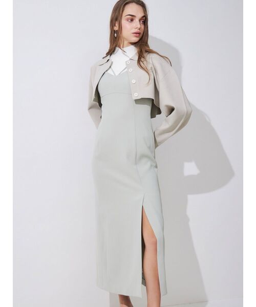 MERCURYDUO（マーキュリーデュオ）の「アメスリリブニット（ニット/セーター・レディース・オフホワイト/ブルー/チャコールグレー/ブラック/レッド・FREE）」の8枚目の写真