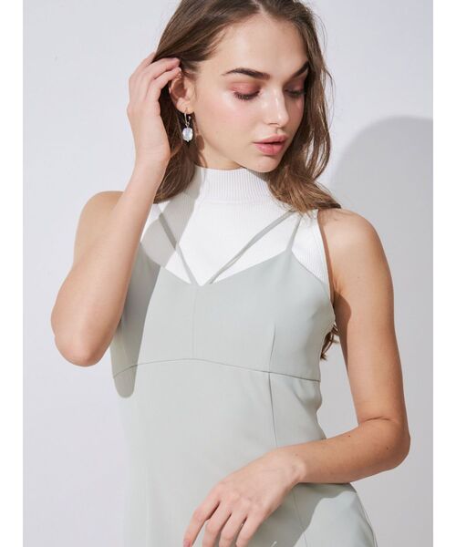 MERCURYDUO（マーキュリーデュオ）の「アメスリリブニット（ニット/セーター・レディース・オフホワイト/ブルー/チャコールグレー/ブラック/レッド・FREE）」の13枚目の写真