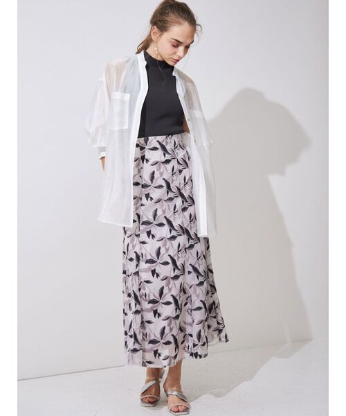 MERCURYDUO（マーキュリーデュオ）の「アメスリリブニット（ニット/セーター・レディース・オフホワイト/ブルー/チャコールグレー/ブラック/レッド・FREE）」の15枚目の写真