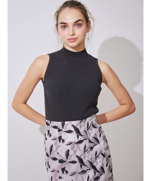 MERCURYDUO（マーキュリーデュオ）の「アメスリリブニット（ニット/セーター・レディース・オフホワイト/ブルー/チャコールグレー/ブラック/レッド・FREE）」の17枚目の写真