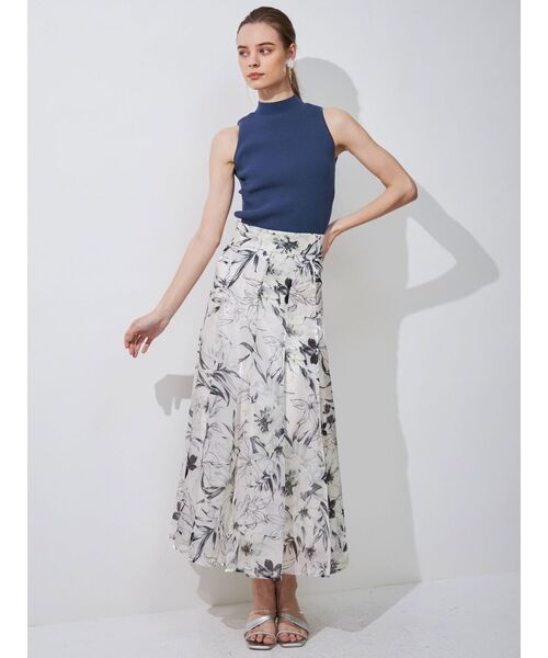 MERCURYDUO（マーキュリーデュオ）の「アメスリリブニット（ニット/セーター・レディース・オフホワイト/ブルー/チャコールグレー/ブラック/レッド・FREE）」の22枚目の写真