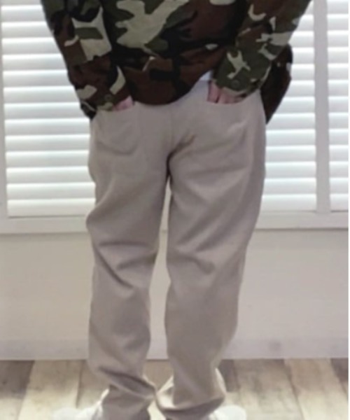 Alil（アリル）の「【Alil】アリル メルトン テーパード イージーパンツ 大人カジュアル（その他パンツ・メンズ・ブラック/ネイビー/グレイッシュベージュ/オリーブ・SMALL/LARGE/MEDIUM）」の7枚目の写真