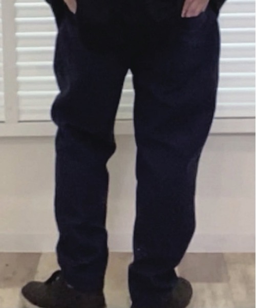 Alil（アリル）の「【Alil】アリル メルトン テーパード イージーパンツ 大人カジュアル（その他パンツ・メンズ・ブラック/ネイビー/グレイッシュベージュ/オリーブ・SMALL/LARGE/MEDIUM）」の9枚目の写真