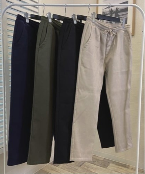 Alil（アリル）の「【Alil】アリル メルトン テーパード イージーパンツ 大人カジュアル（その他パンツ・メンズ・ブラック/ネイビー/グレイッシュベージュ/オリーブ・SMALL/LARGE/MEDIUM）」の21枚目の写真