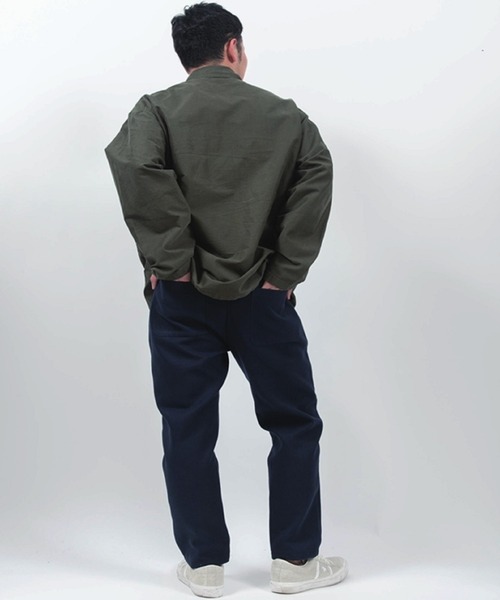 Alil（アリル）の「【Alil】アリル メルトン テーパード イージーパンツ 大人カジュアル（その他パンツ・メンズ・ブラック/ネイビー/グレイッシュベージュ/オリーブ・SMALL/LARGE/MEDIUM）」の22枚目の写真