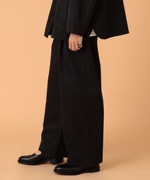 BEAMS LIGHTS | BEAMS LIGHTS / テックコットン ワイドパンツ(その他パンツ)