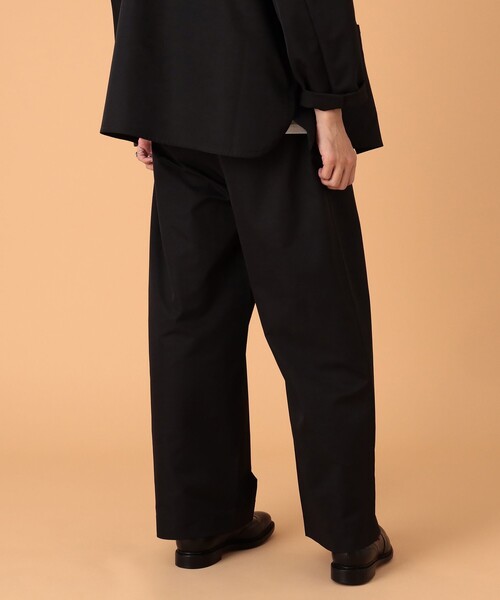 BEAMS LIGHTS(ビームスライツ)の「BEAMS LIGHTS / テックコットン ワイドパンツ(その他パンツ・メンズ・ブラック/ベージュ・S/M/L/XL)」の16枚目の写真