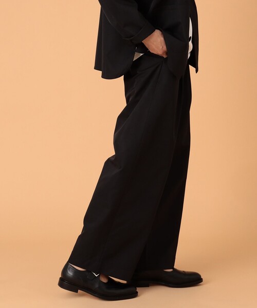 BEAMS LIGHTS(ビームスライツ)の「BEAMS LIGHTS / テックコットン ワイドパンツ(その他パンツ・メンズ・ブラック/ベージュ・S/M/L/XL)」の17枚目の写真