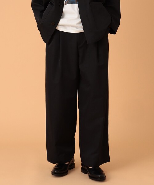 BEAMS LIGHTS(ビームスライツ)の「BEAMS LIGHTS / テックコットン ワイドパンツ(その他パンツ・メンズ・ブラック/ベージュ・S/M/L/XL)」の18枚目の写真