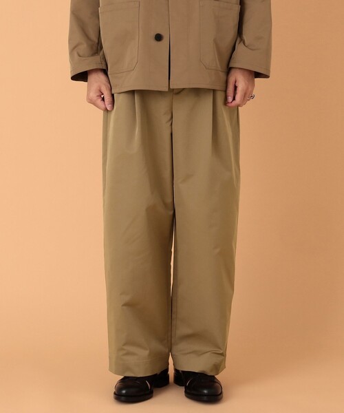 BEAMS LIGHTS(ビームスライツ)の「BEAMS LIGHTS / テックコットン ワイドパンツ(その他パンツ・メンズ・ブラック/ベージュ・S/M/L/XL)」の20枚目の写真