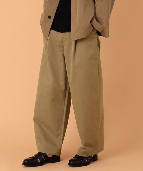 BEAMS LIGHTS(ビームスライツ)の「BEAMS LIGHTS / テックコットン ワイドパンツ(その他パンツ・メンズ・ブラック/ベージュ・S/M/L/XL)」の21枚目の写真