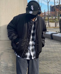 kutir | オーバーサイズMA-1中綿ブルゾン(MA-1)