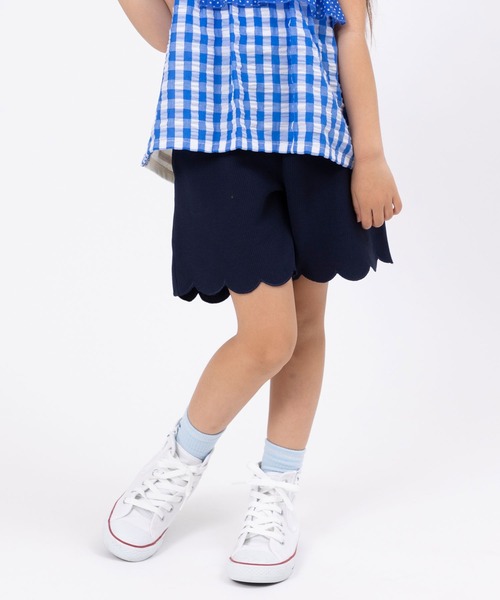 trois lapins kp（トロワラパンケーピー）の「Wフェイス ショートパンツ(100～130)（その他パンツ・キッズ・レモンイエロー/ブルー系その他/ベージュ・110cm/120cm/130cm）」の3枚目の写真