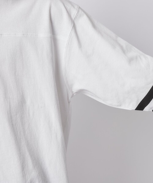 coen（コーエン）の「USAコットンフットボールライン7分袖Tシャツ（Tシャツ/カットソー・メンズ・ライム/ライトブルー/イエロー/ホワイト/ブラック/ライトピンク・M/S/L/XL）」の17枚目の写真