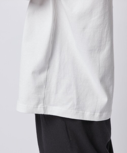 coen（コーエン）の「USAコットンフットボールライン7分袖Tシャツ（Tシャツ/カットソー・メンズ・ライム/ライトブルー/イエロー/ホワイト/ブラック/ライトピンク・M/S/L/XL）」の18枚目の写真