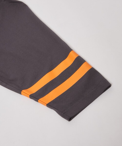 coen（コーエン）の「USAコットンフットボールライン7分袖Tシャツ（Tシャツ/カットソー・メンズ・ライム/ライトブルー/イエロー/ホワイト/ブラック/ライトピンク・M/S/L/XL）」の21枚目の写真