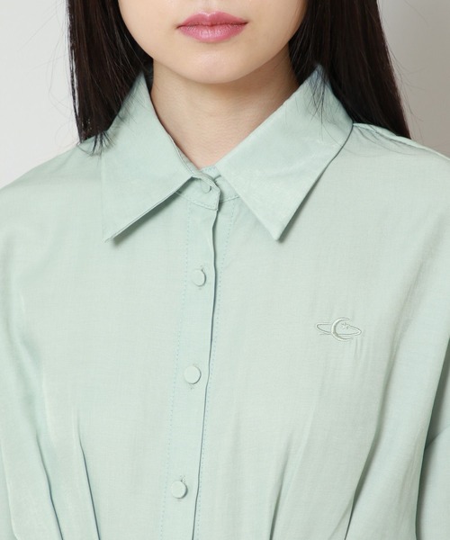 ALAND（エーランド）の「AVANDRESS／Minimaスリムワンピース 2180092（ワンピース・レディース・ブラック/セージグリーン・MEDIUM）」の17枚目の写真