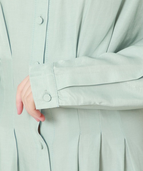 ALAND（エーランド）の「AVANDRESS／Minimaスリムワンピース 2180092（ワンピース・レディース・ブラック/セージグリーン・MEDIUM）」の19枚目の写真