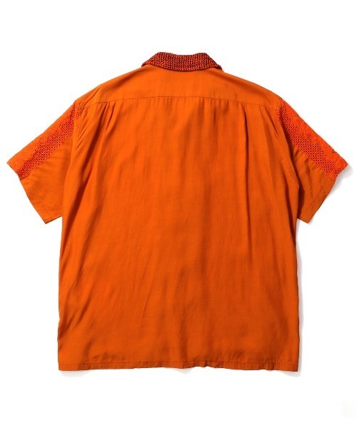 セール】TOGA VIRILIS Rayon mesh S/S shirt トーガ シャツ