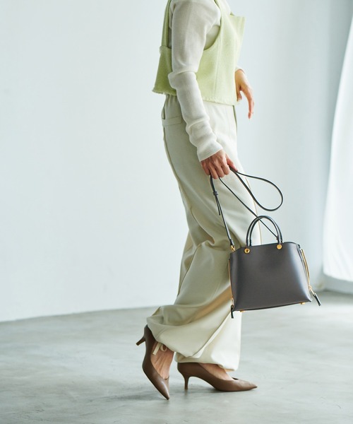 E'POR（エポール）の「【新色追加】【E'POR】 Y BAG Mini【雑誌掲載】（ハンドバッグ・レディース・チャコールグレー/ベージュ/ピンク/オレンジ/ブラック系その他/ホワイト系その他4/ダークブラウン/ライトグリーン/ブラウン系その他/ブラウン/ブルー系その他6/ブラック系その他3・FREE）」の22枚目の写真