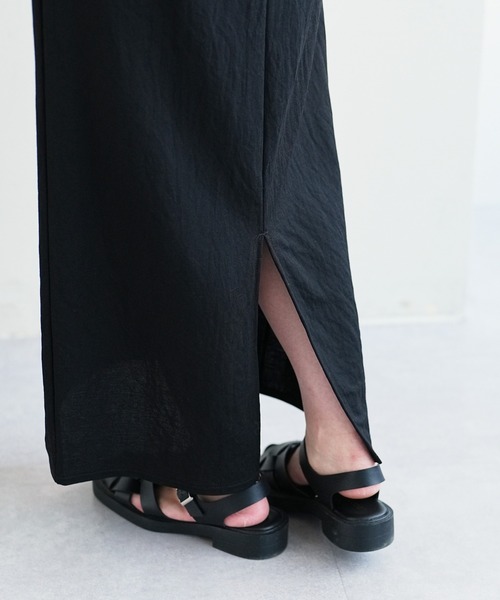 DISCOAT（ディスコート）の「ギャザーキャミカットワンピース（ワンピース・レディース・ブラック/ブルー・FREE）」の15枚目の写真