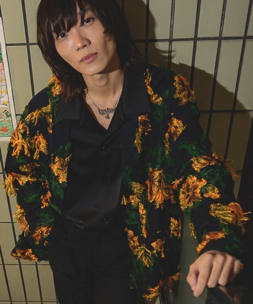 mcg3205-bloom in profusion cardigan カーディガン